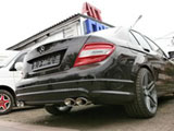 Тюнинг выхлопной системы Mercedes e-class