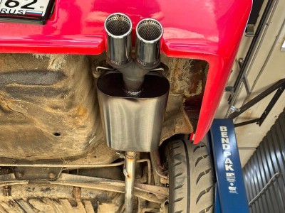 Замена гофры глушителя Honda Prelude II