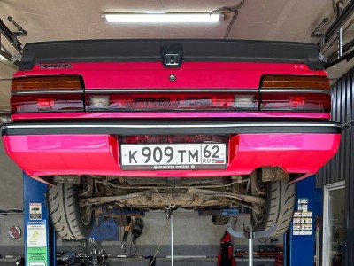 Замена гофры глушителя Honda Prelude II