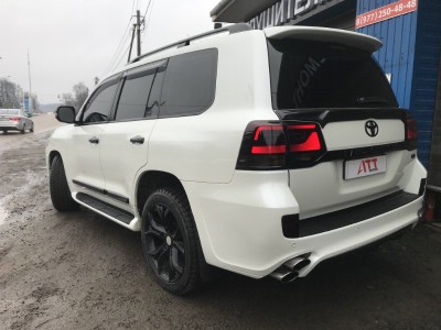 Изготовление выхлопной системы + Toyota Land Cruiser 200